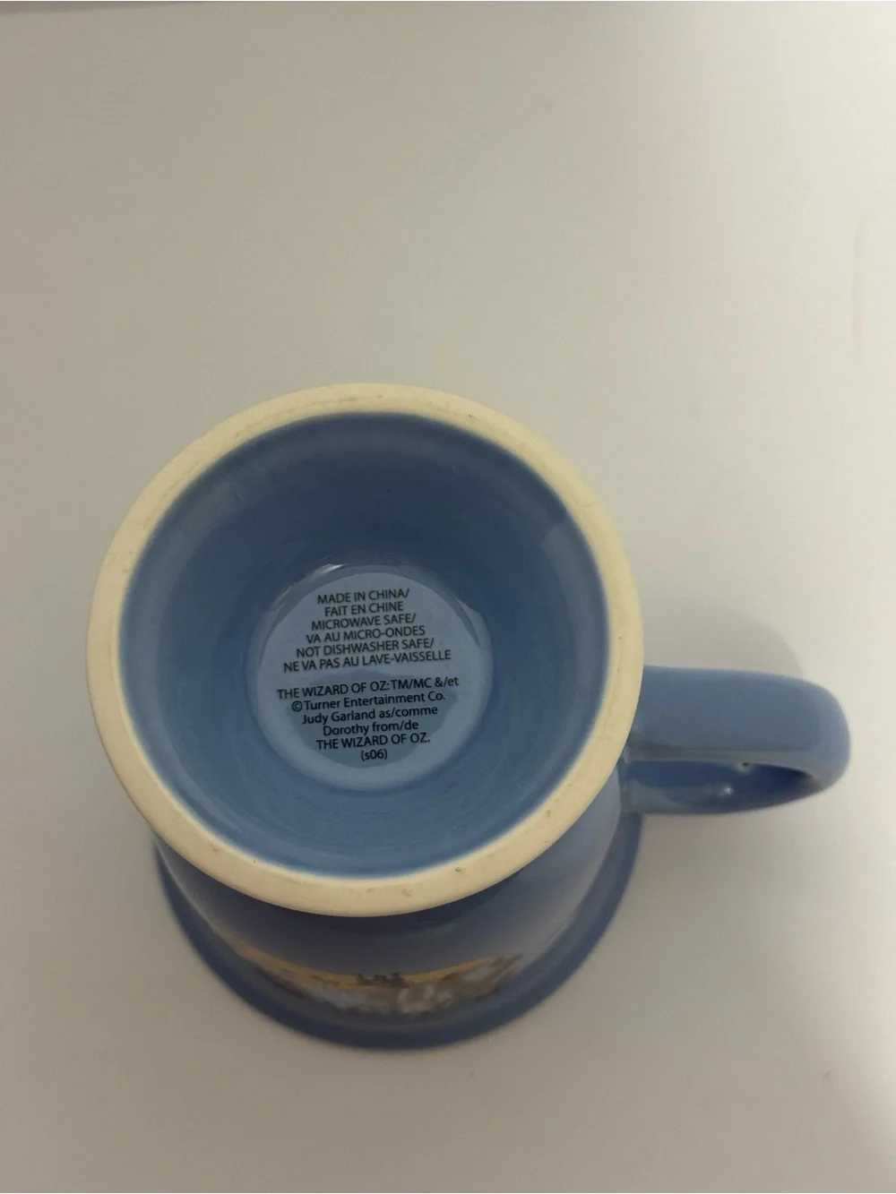 Vintage Wizard of Oz pedestal coffee mug “ Wishes really do come True”